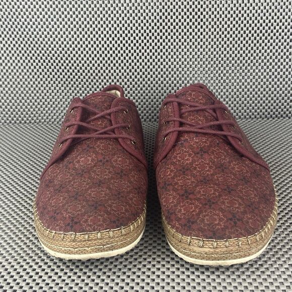 Disney x Call It Spring Aladdin Shoes Mens 10.5 Burgundy Genie Lamp Logo Lace Up - Picture 3 of 14